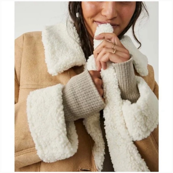 Free People Diogo Coat / Ivory Combo size XS NWT - Picture 4 of 16